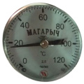 Термометр биметаллический "МАГАРЫЧ" диаметр щупа 6мм длина 60мм